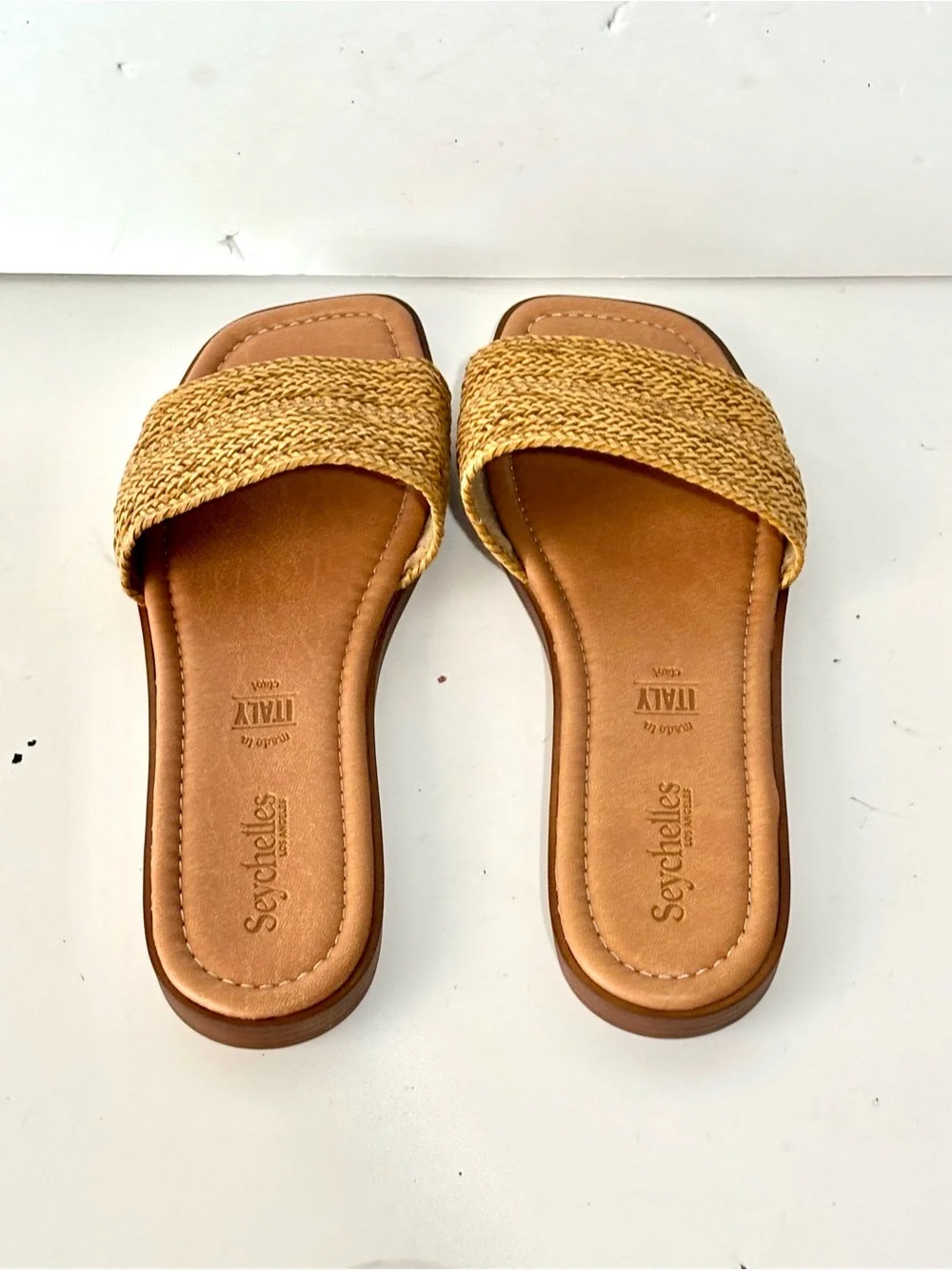 Seychelles Palms Perfection Slide Sandal Size 10